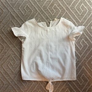 Hayden Girls Textured White Top